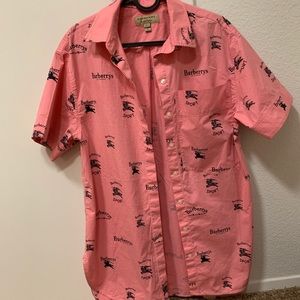 Burberry pink shirt